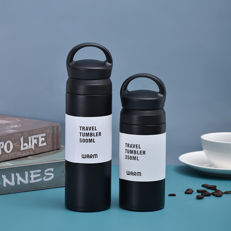 Cross-border element mug 304 stainless steel Japanese mini thermos mug men's and women's outdoor portable student advertising gift mug