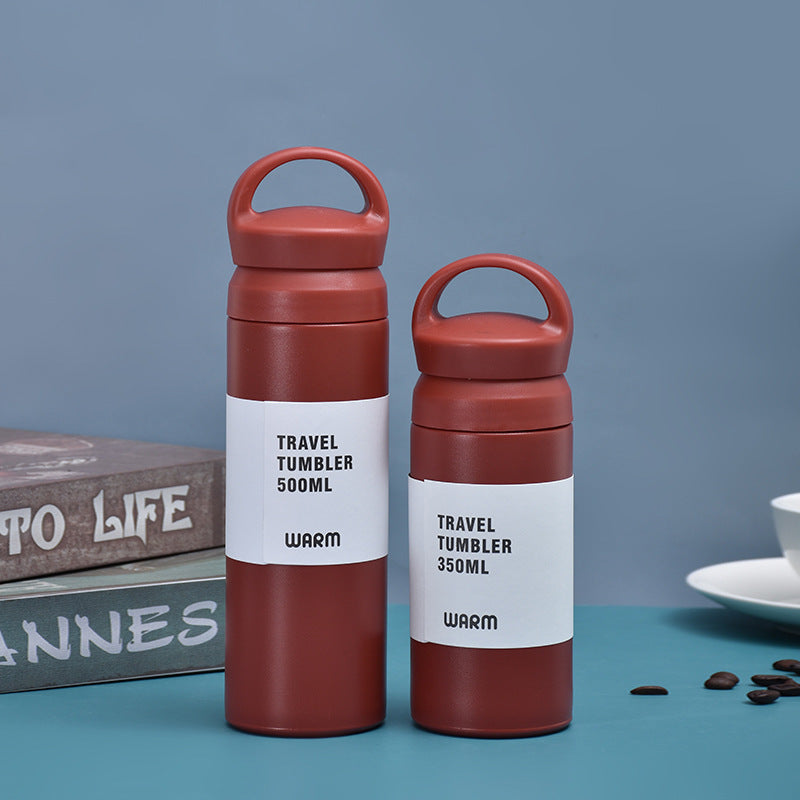 Cross-border element mug 304 stainless steel Japanese mini thermos mug men's and women's outdoor portable student advertising gift mug